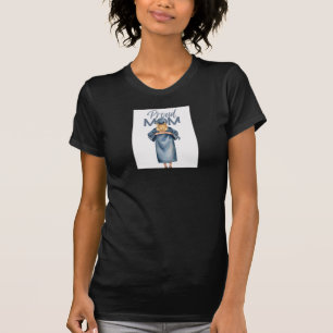 Camiseta Desenho de Formatura de Mãe Orgulhosa
