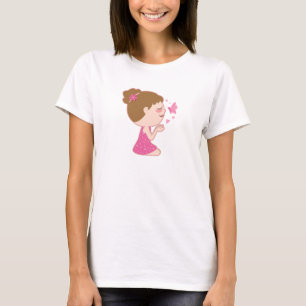 Camiseta Desenho de Gama e Borboleta