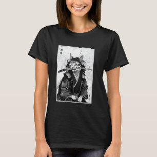 Camiseta Desenho de gato japonês vintage