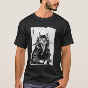 Camiseta Desenho de gato japonês vintage