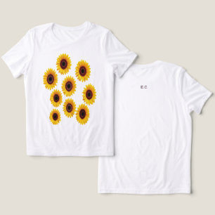 Camiseta Desenho de Girassol