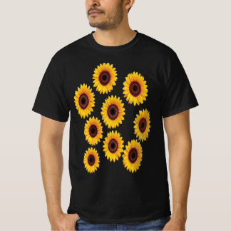 Camiseta Desenho de Girassol