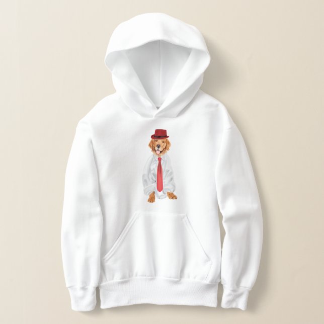 Camiseta desenho de golden retriever (Postura )