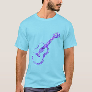 Camiseta Desenho de guitarra