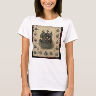 Camiseta Desenho de Heróis da Guerra Civil