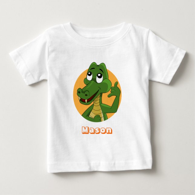 Camiseta desenho de jacaré (Frente)