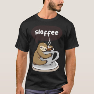 Camiseta Desenho De Lama De Bebê Bonita Cai No Café