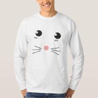 Desenho de linha de rosto de gato