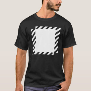 Camiseta desenho de linhas quadrados