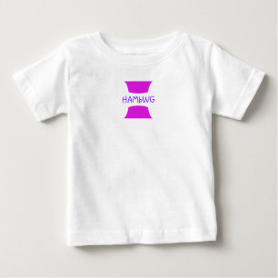 Camiseta Desenho de Logo Violeta do Macacão HAMbWG