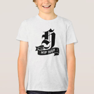 Camiseta desenho de logotipo gótico de Hip Hop
