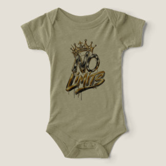 Camiseta Desenho de Luxo Coroa Dourada Sem Limites