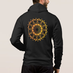 Camiseta Desenho de Mandala Única Dourada-95747