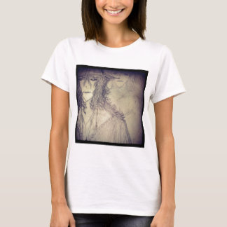 Camiseta desenho de manga de anime de potência de bruxas ia