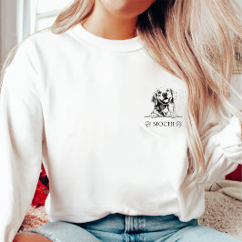 Camiseta Desenho de Mão Personalizado do Cachorro do Retrie