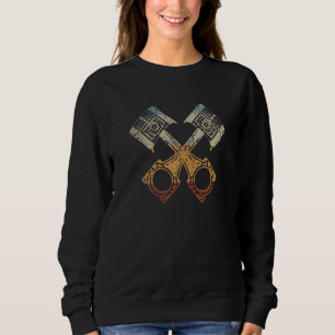 Camiseta Desenho de Mecânico Vintage Retro Mecânico de Carr