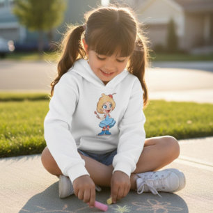 Camiseta Desenho de Menina Doce de Cupcake