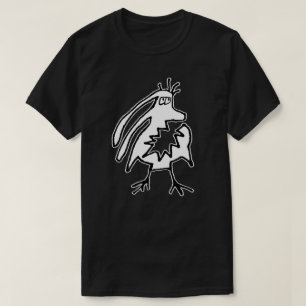 Camiseta Desenho de monstro de criaturas engraçadas e zanga
