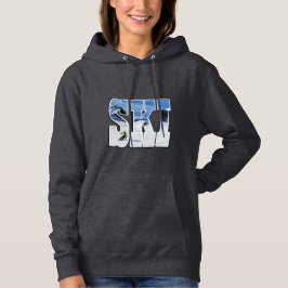 Camiseta Desenho de Montanha de Esqui Esportes de Inverno