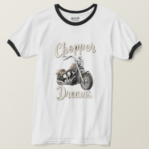 Camiseta desenho de motocicleta