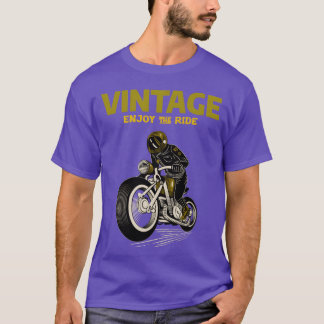 Camiseta Desenho de motocicletas estilo vintage amigos