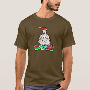 Camiseta Desenho de Natal Buda