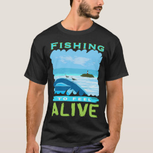 Camiseta Desenho de Natal de pescador engraçado Papai Noel 