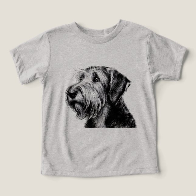 Camiseta Desenho de Otterhound (Design frontal)