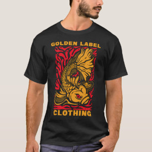 Camiseta desenho de peixe dourado