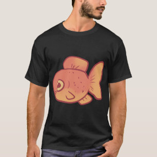 Camiseta Desenho de peixe dourado
