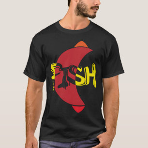 Camiseta desenho de peixe: presente de família fofo para ma