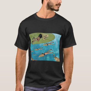 Camiseta desenho de pesca de atum
