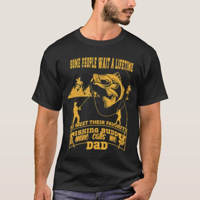Camiseta desenho de Pesca e Cerveja (Frente)