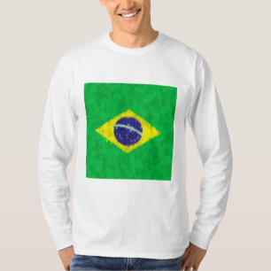 Camiseta Desenho de pintura a óleo no Brasil