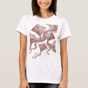 CAMISETA DESENHO DE PIPA 3D COM EFEITO DE MÁRMORE E ACENTOS