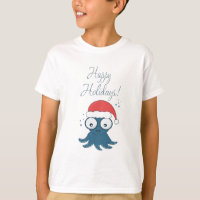 desenho de polvo azul de desenho animado