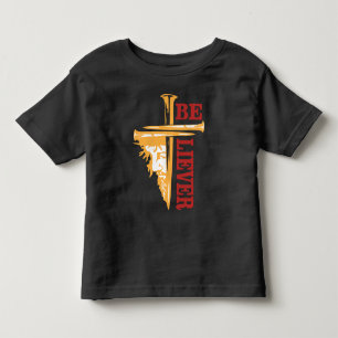 Camiseta Desenho de Prego da Cruz de Jesus – Cristão Podero