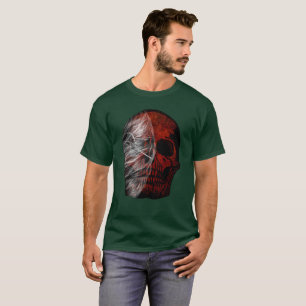 CAMISETA DESENHO DE PRESENTE DE HALLOWEEN COM GRÁFICO DE CR