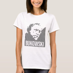 Camiseta Desenho de retrato de Charles Bukowski