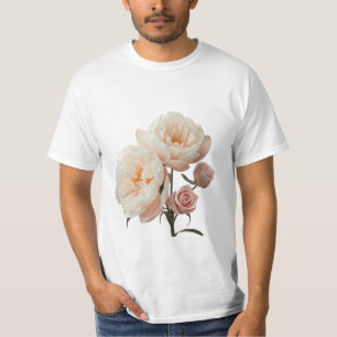 Camiseta Desenho de Rosa Bonita 