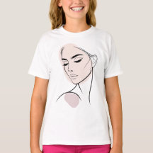 Desenho De Rosto De Mulher De Uma Linha N.O 3 (Com