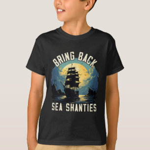 Camiseta Desenho de Shantie do Mar Cantante Para Amantes de