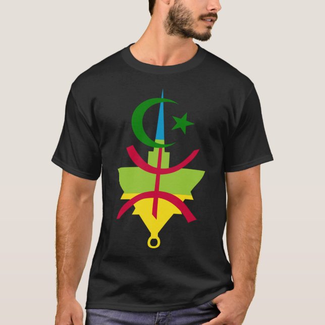 Camiseta Desenho de símbolos amazighes (Frente)