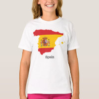 Desenho de Souvenir com Bandeira da Espanha dentro
