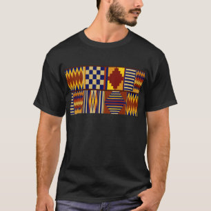 Camiseta desenho de tapete de oração Kilim