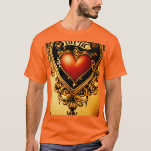 Camiseta Desenho de Tatuagem Tradicional Americano