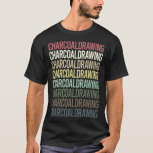 Camiseta Desenho de Texto Colorido
