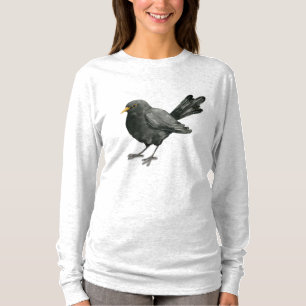 Camiseta Desenho de tinta Blackbird