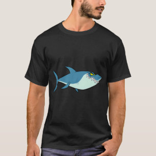 Camiseta Desenho de Tubarão