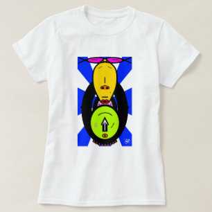 Camiseta Desenho de uma criatura parecida com macaco